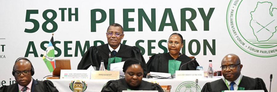 CLÔTURE DE LA 58ᵉ ASSEMBLÉE PLÉNIÈRE DU FORUM PARLEMENTAIRE DE LA SADC