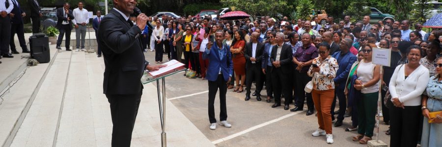 Présentation des vœux de Nouvel An au Bureau permanent de l’Assemblée nationale