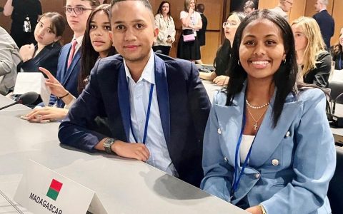 Madagascar au Parlement francophone des Jeunes 2024 à Montréal